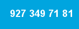 927 349 71 81 927 349 71 81